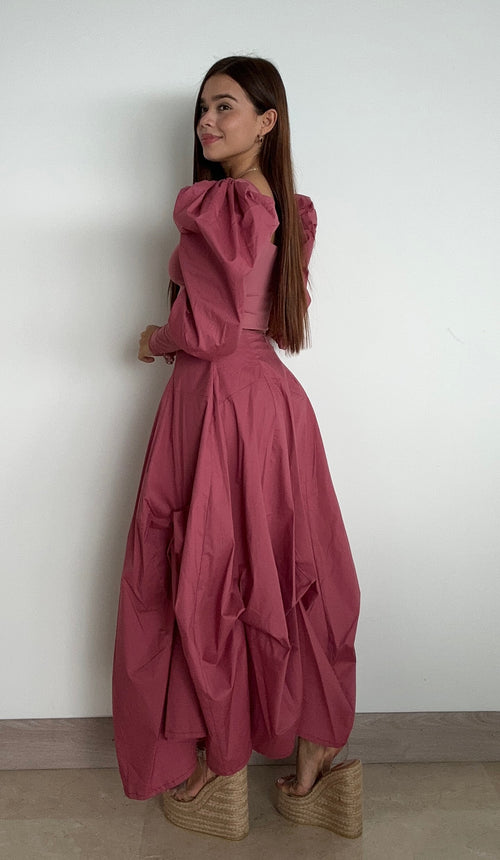 Falda Cortes Campana