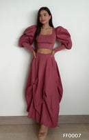 Falda Cortes Campana