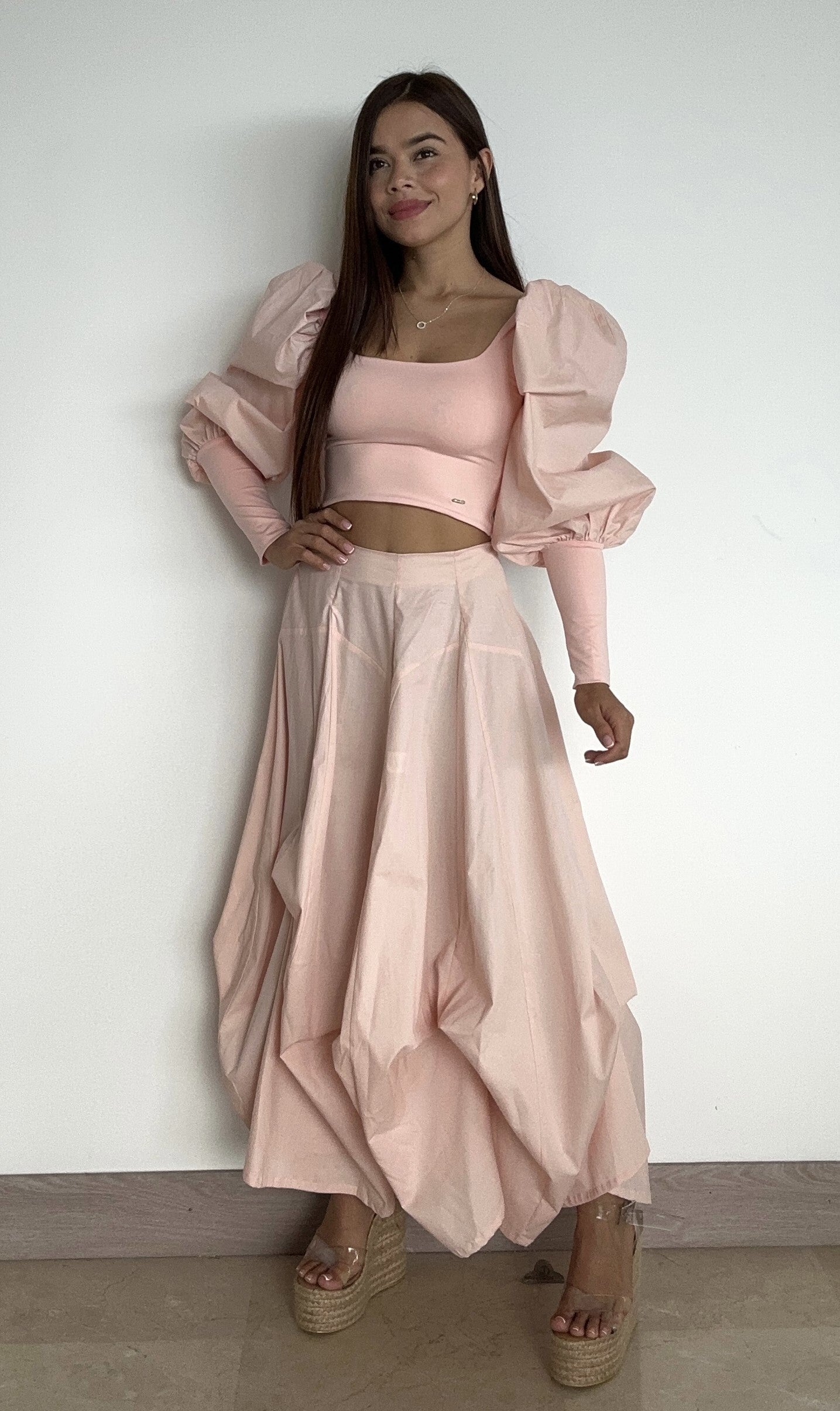 Falda Cortes Campana