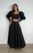 Falda Cortes Campana