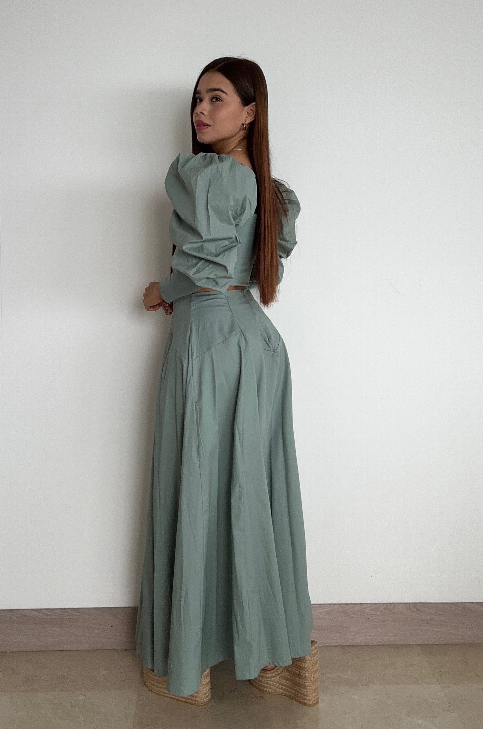 Falda Cortes Campana