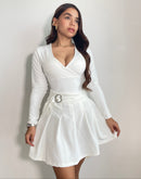 Falda Adorno Hebilla