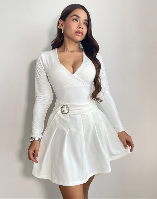 Falda Adorno Hebilla