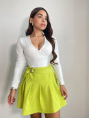 Falda Adorno Hebilla