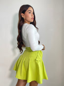 Falda Adorno Hebilla