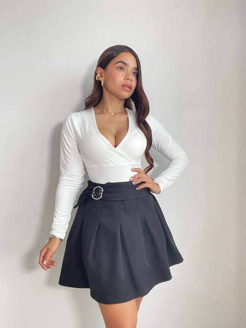 Falda Adorno Hebilla