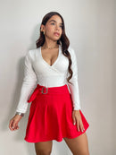 Falda Adorno Hebilla