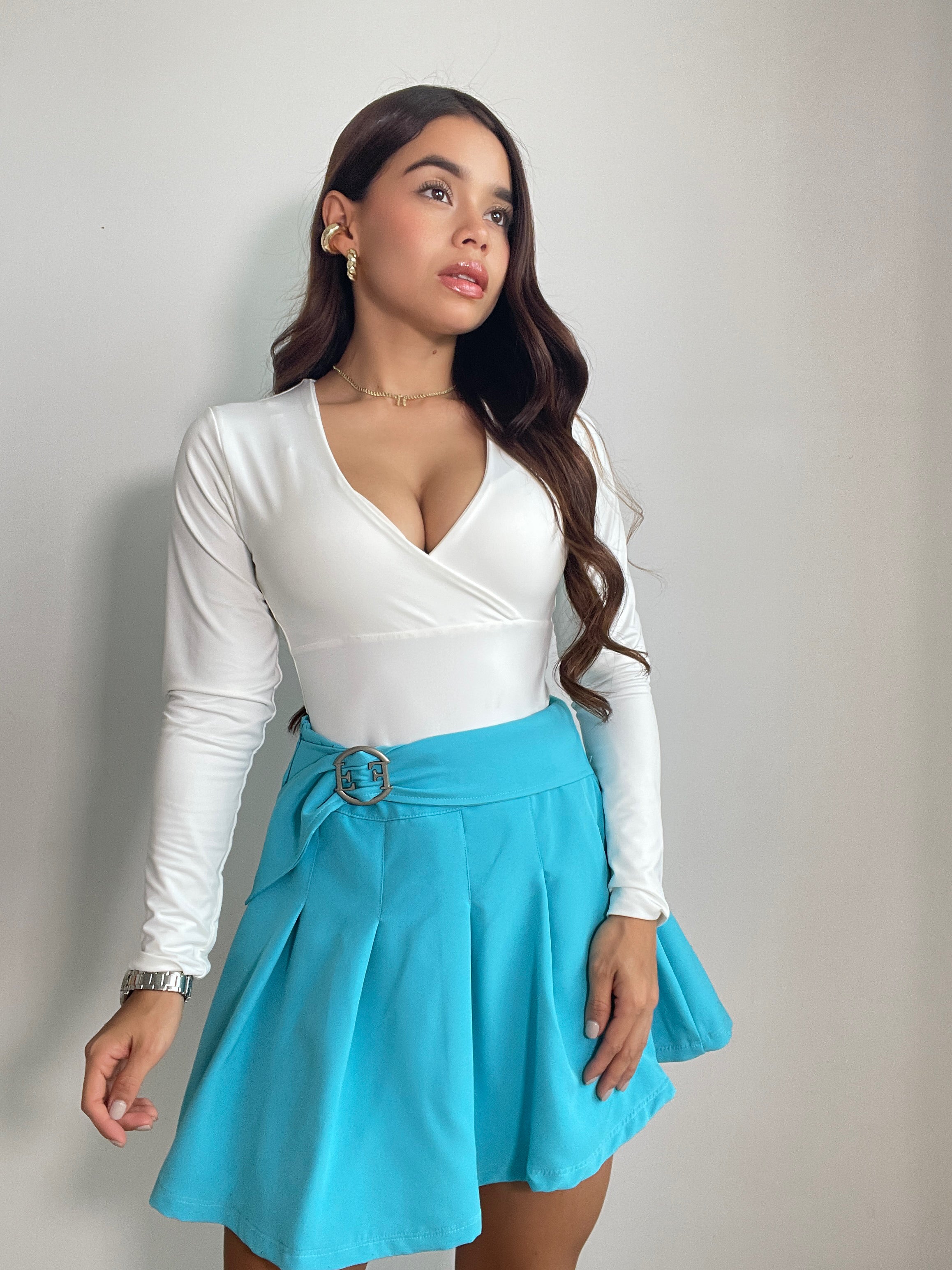 Falda Adorno Hebilla