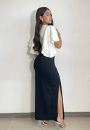 Falda Larga Abertura Lateral