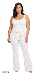 Pantalon Unicolor Correa Plus