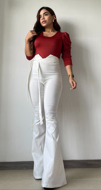 Pantalon Unicolor Correa