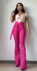 Pantalon Unicolor Correa