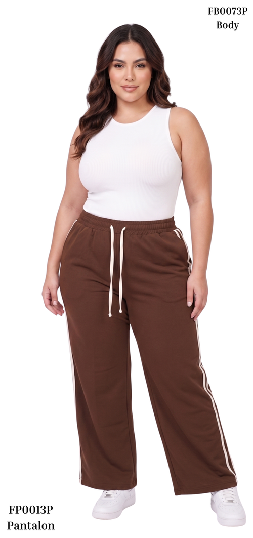 Pantalon Enresortado Doble Hiladillo