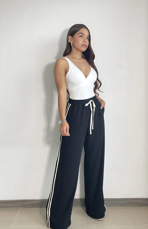 Pantalon Enresortado Doble Hiladillo