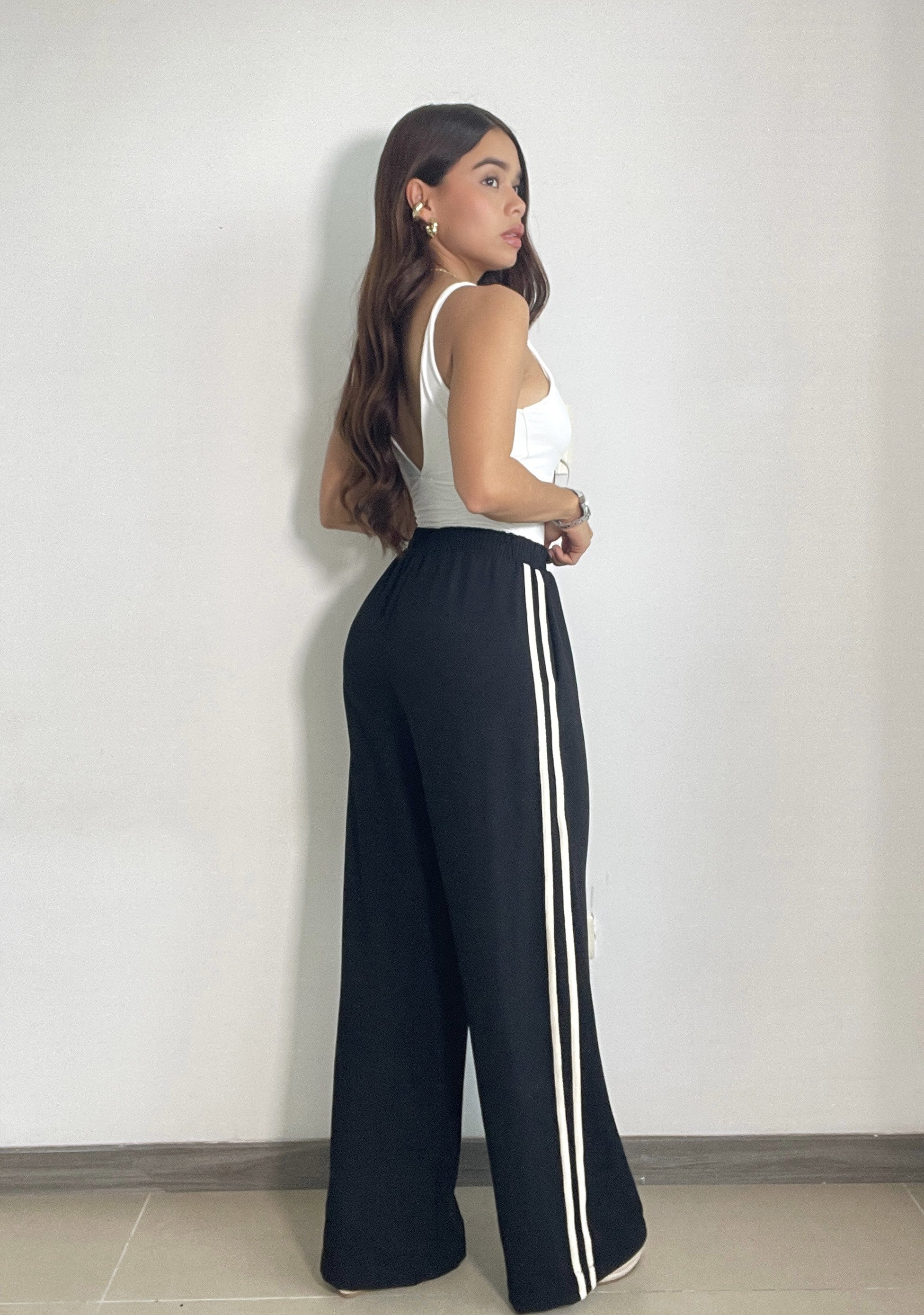 Pantalon Enresortado Doble Hiladillo