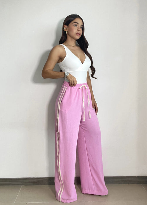 Pantalon Enresortado Doble Hiladillo