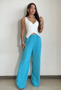 Pantalon Basico Con Resorte Bota Recta