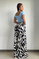 Pantalon Estampado Con Prenses