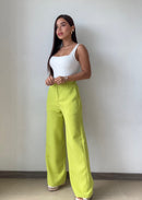 Pantalon De Tela Ancho
