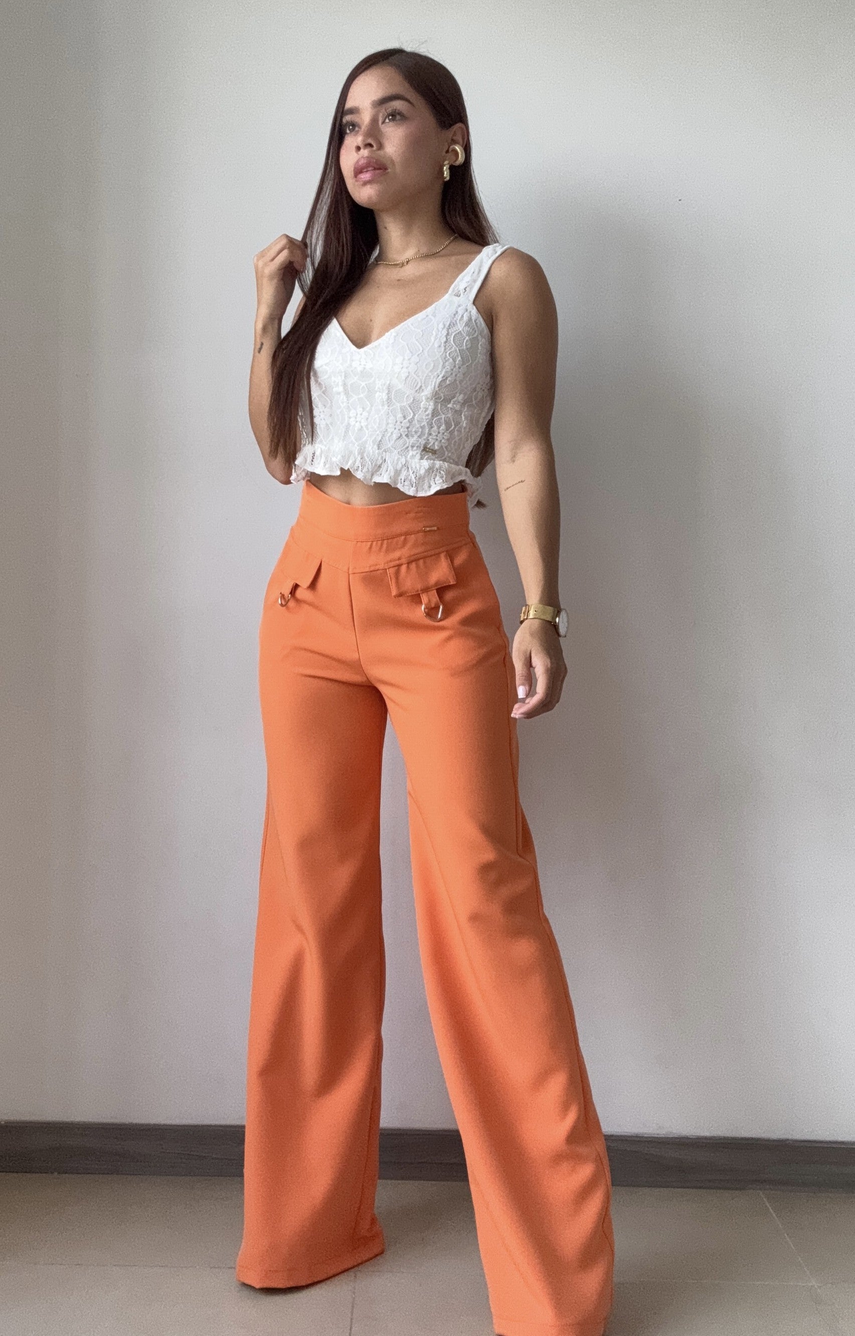 Pantalon Tapa Hebiila Con Cierre