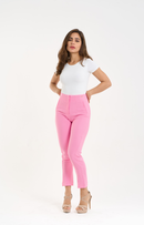 Pantalon Tiro Alto Con Pinzas