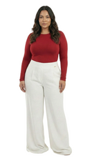 Pantalon Palazo Resorte En Posterior Plu