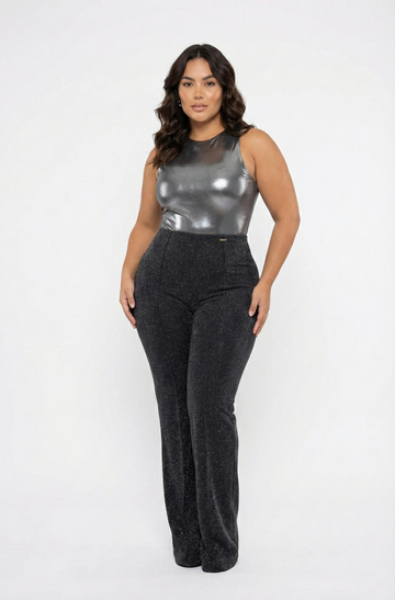 Pantalon Tiro Alto Vena Delantera