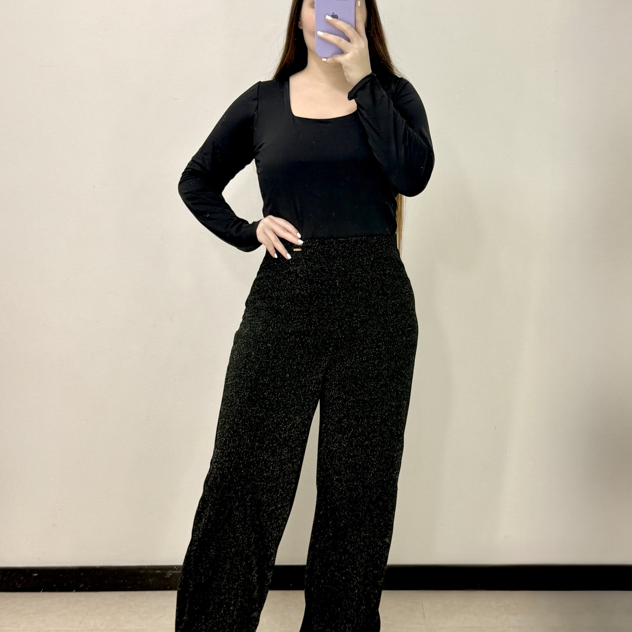 Pantalon Tiro Alto Vena Delantera