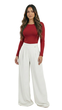 Pantalon Palazo Resorte En Posterior