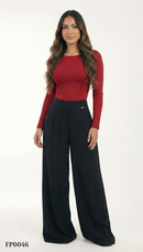 Pantalon Palazo Resorte En Posterior