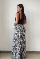 Pantalon Estampado Con Prenses