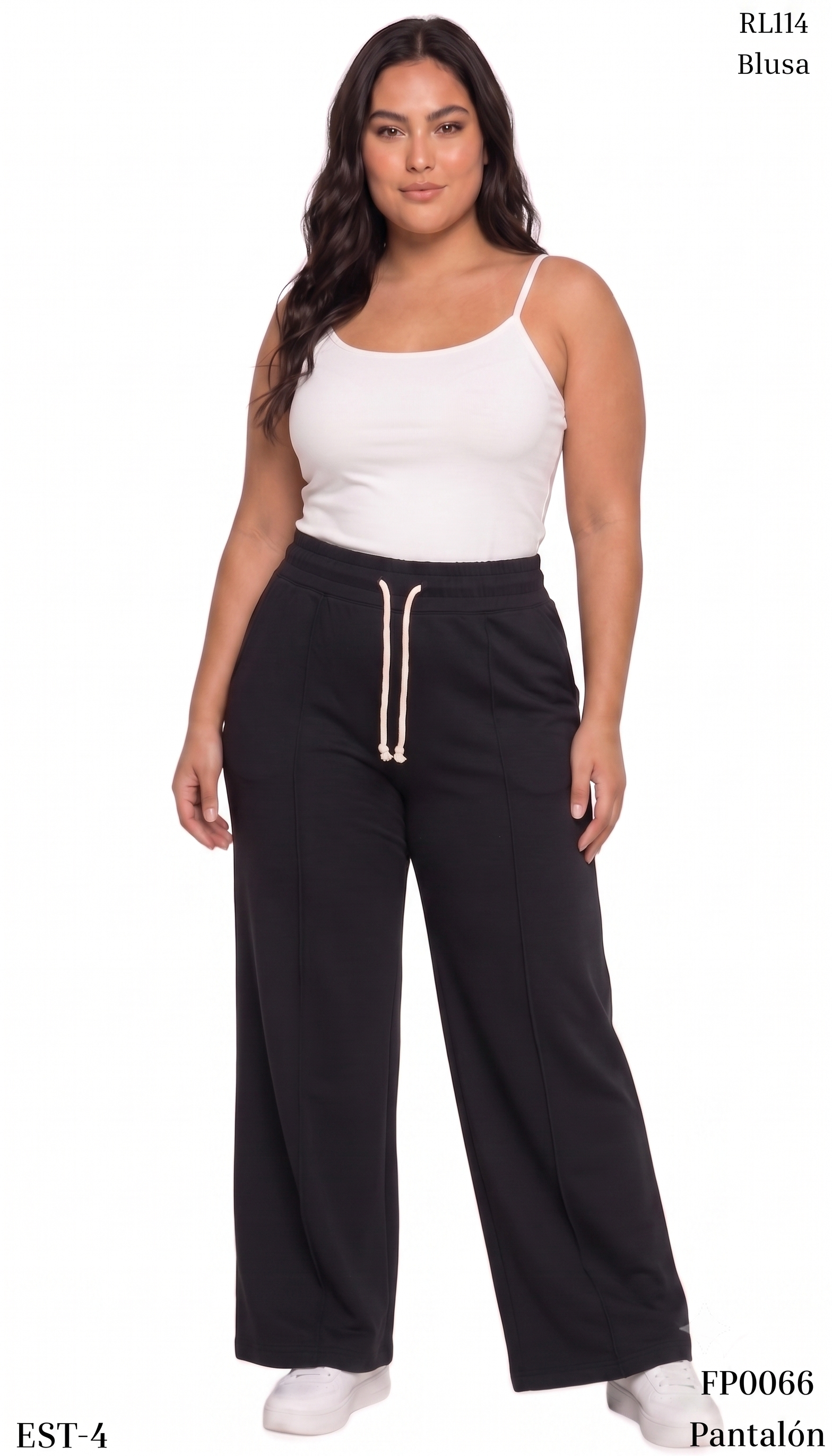 Pantalo Pretina Resortebota Recta Plus