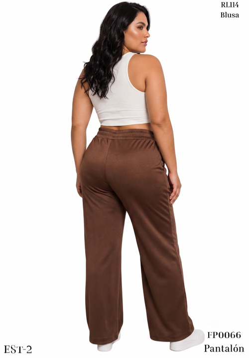 Pantalo Pretina Resortebota Recta Plus