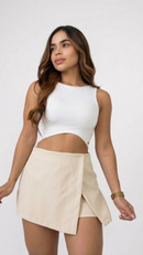 Falda Short Abertura Lateral