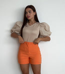 Short Doble Pinza Delantero Y Trasero