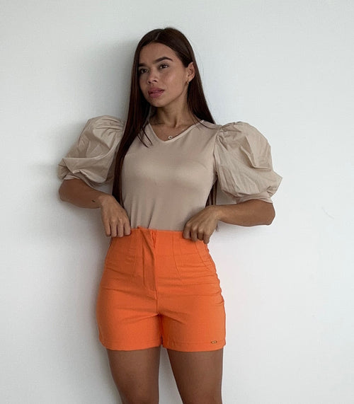 Short Doble Pinza Delantero Y Trasero