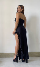 Vestido Cuello Redondo Tiras Bolero