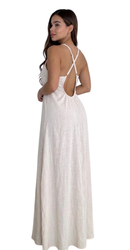 Vestido Tiras Largo