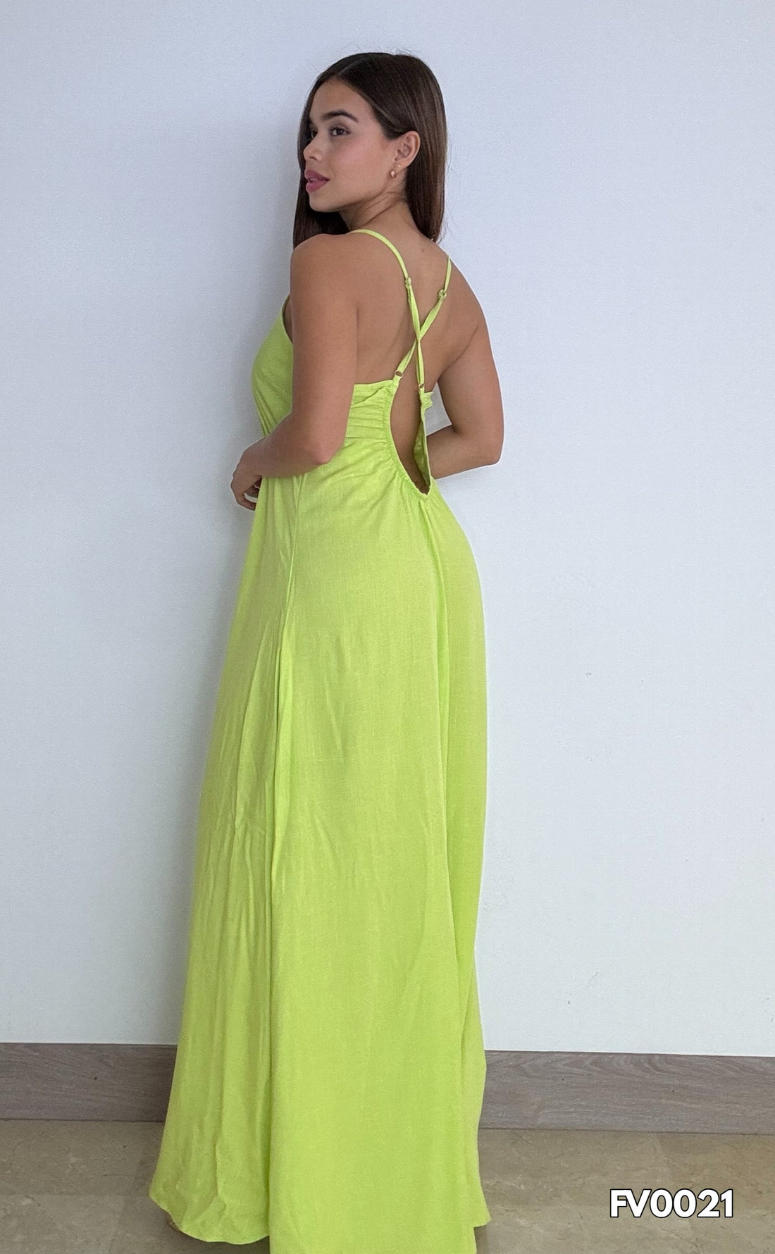 Vestido Tiras Largo