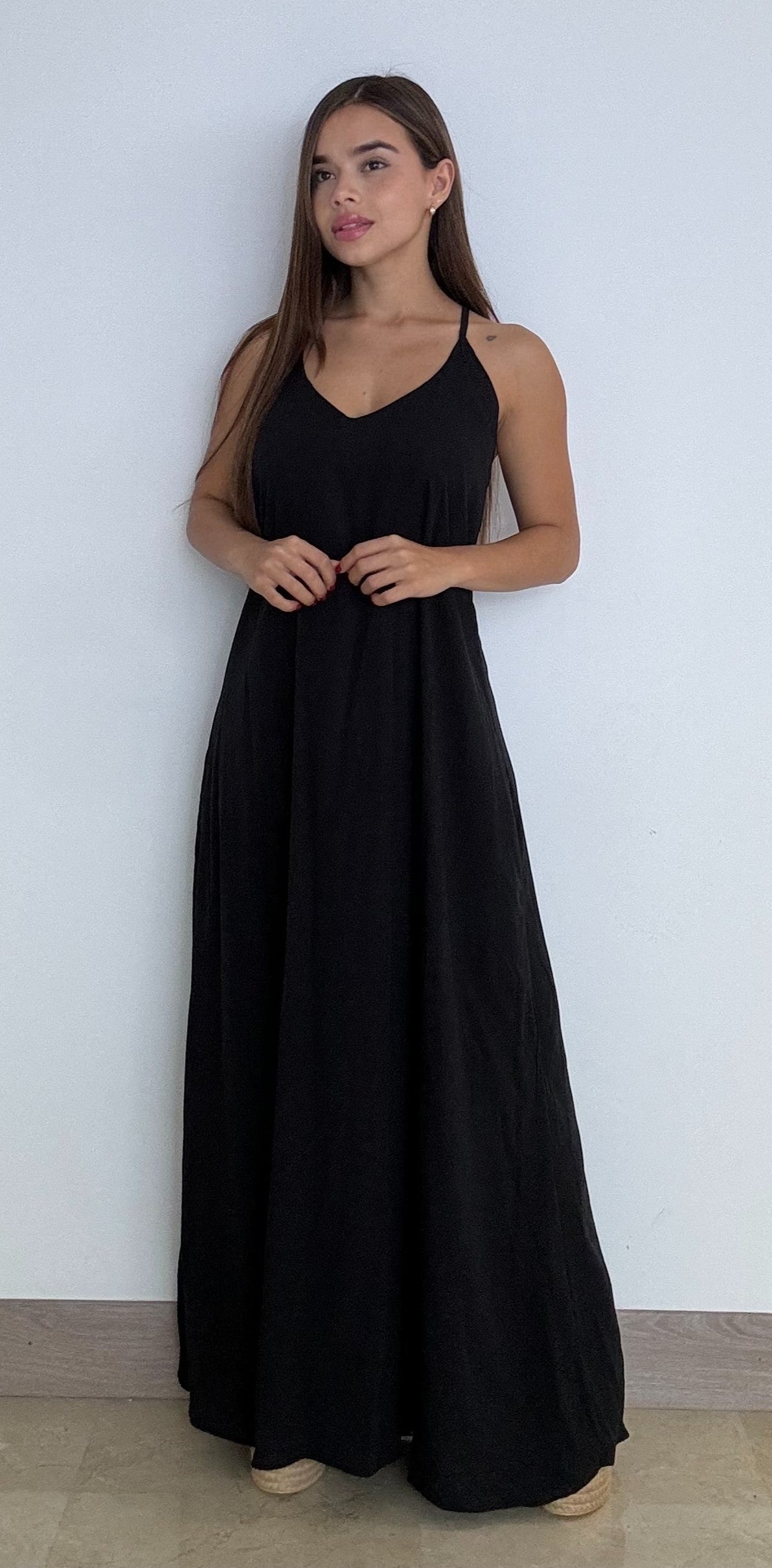 Vestido Tiras Largo