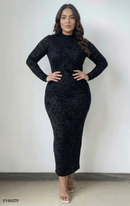 Vestido Manga Larga Mayatex Estampado P