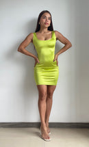 Vestido Ajustado Corto Manga Sisa