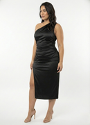 Vestido Asimetrico Abertura Lateral