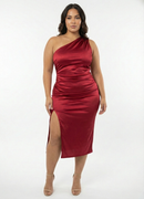 Vestido Asimetrico Abertura Lateral