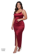 Vestido Tiras Arrunche Lateral Plus