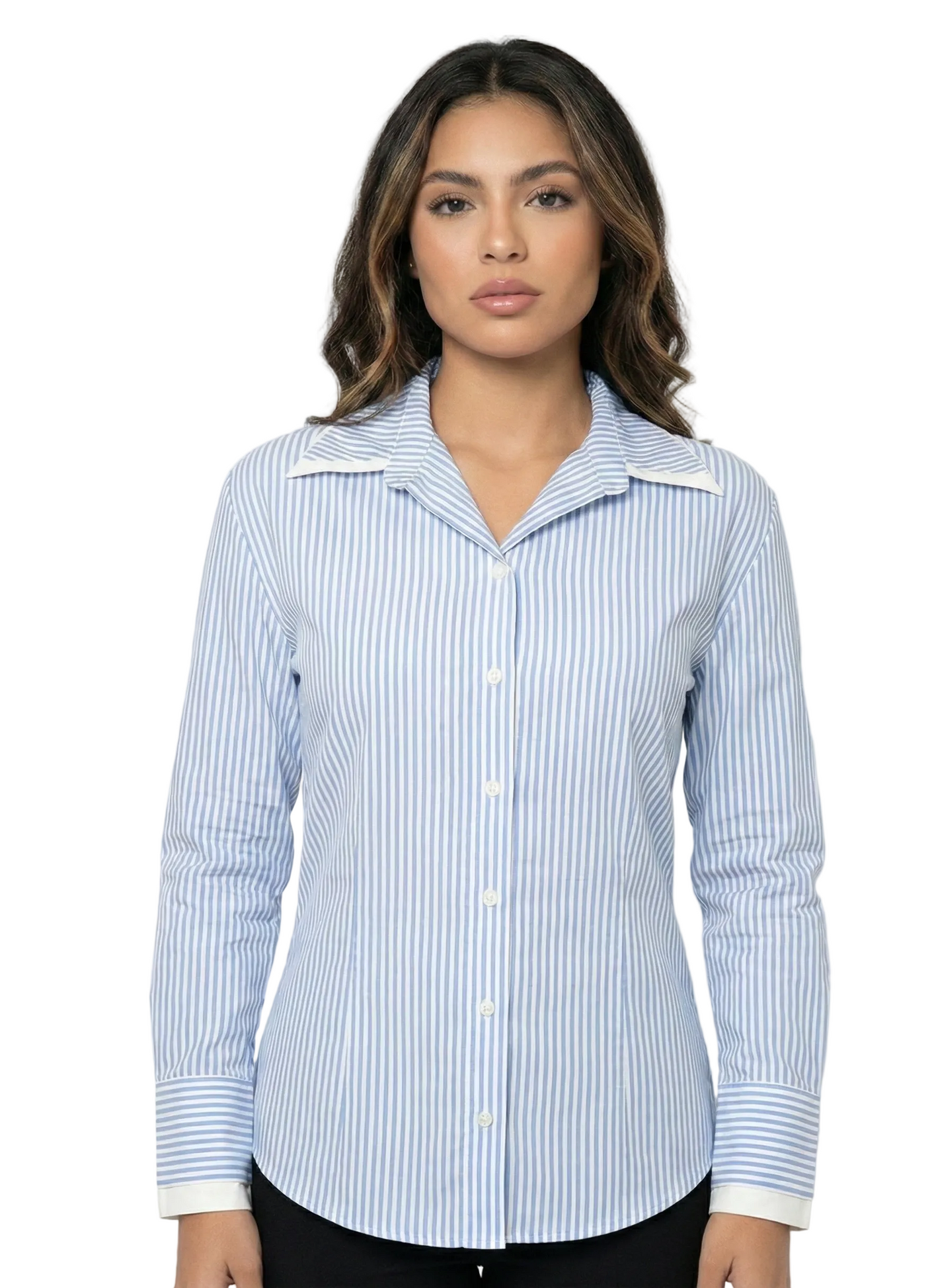 Camisera Manga Larga Estampada Rayas