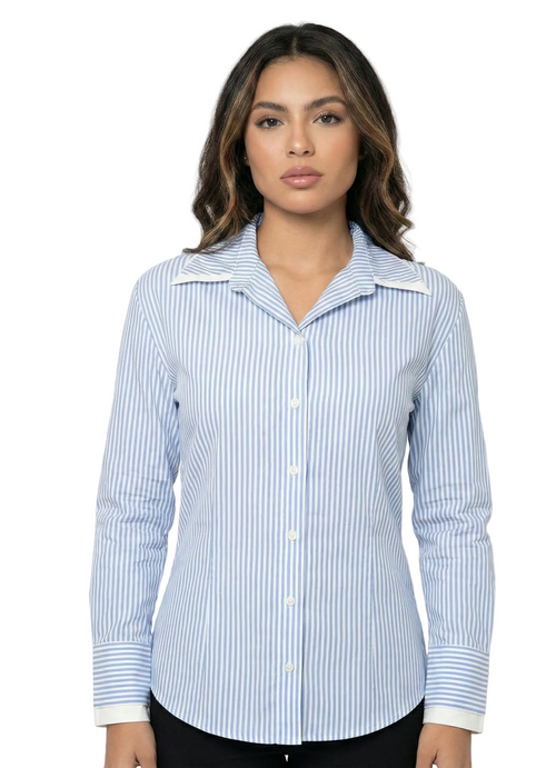 Camisera Manga Larga Estampada Rayas