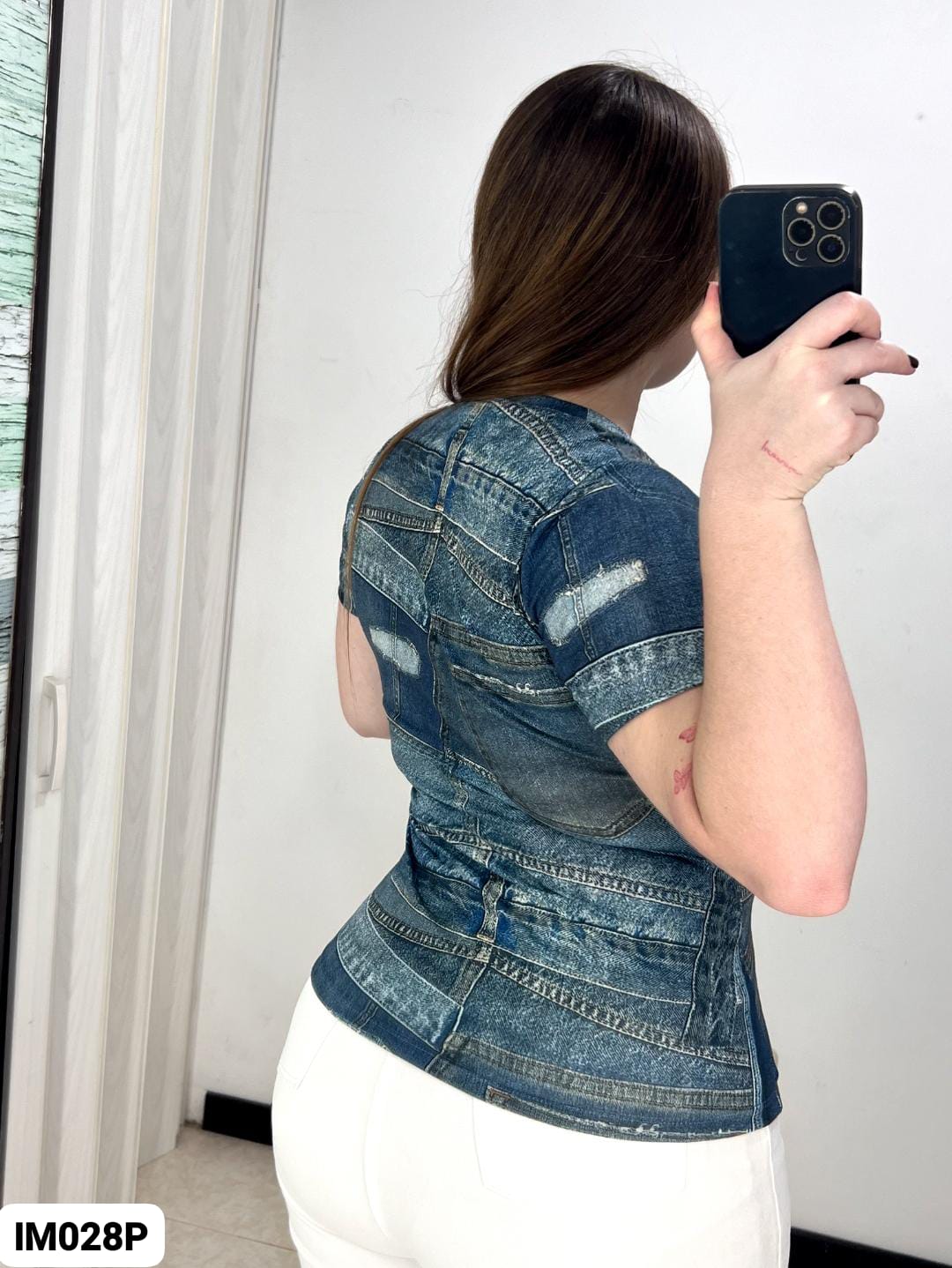 Blusa Manga Corta Estampada