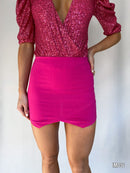 Falda Short En Punta Solo Fondo