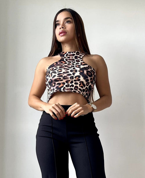 Blusa manga sisa estampada